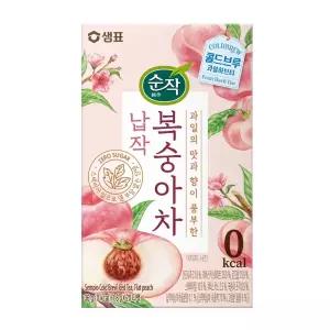 샘표 순작 납작복숭아차 티백 20T  x 4개