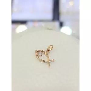 14k/18k 핑크골드 물고기 펜던트 12GWGP2234-P (체인제외)