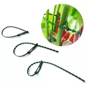 원예용 식물 고정끈 11cm 고추 오이 줄기 지지대/넝쿨/클립/타이/식물끈/고추줄/텃밭핀/농사용/집개