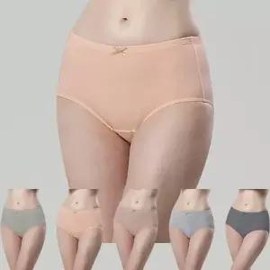 여성 면스판 맥시 삼각팬티 엄마 속옷 여삼각 8매입 팬티 선물 세트