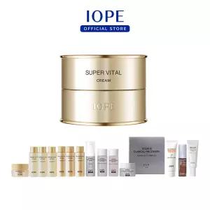 [본사직영] 아이오페 슈퍼바이탈 크림 50ML+크림,카페인샷5ml+소프너,에멀젼18ml x3+키트4종+선,세럼10ml