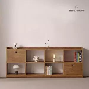 [홈인홈]북스테이 와이드 오픈 원목 2단 책장 베이직 2000_J303