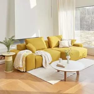 제라 4인 반카우치 퓨리모어 패브릭 소파