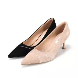 [본사운영] 바바라 양가죽 보석줄 장식 여성 펌프스 7cm_AAH764