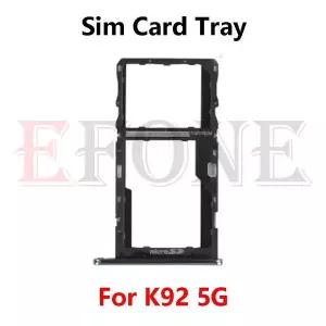 유심 트레이 슬롯 LG K92 5G LMK920 LM-K920 Q92 LM-Q920N 카드 홀더 어댑터