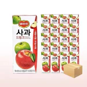 델몬트 사과 드링크 190ml x 24팩