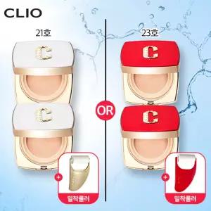 클리오 올뉴마그넷팩트 (21호 or 23호) 본품 2+ 밀착롤러 (골드)