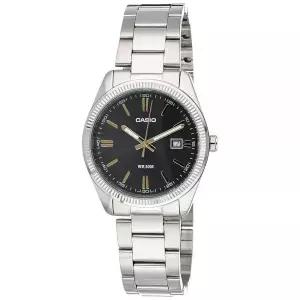 CASIO 카시오 쿼츠 시계, 실버/블랙/골드., 캐주얼122384