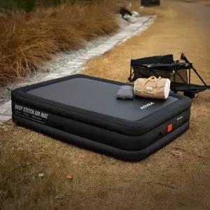 코베아 이중공간지 에어매트 40 블랙 매트리스 펌프 내장