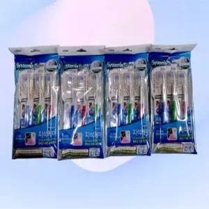 라이온 시스테마 치석케어 레귤러 칫솔 3개입, 4개