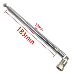 야마하 호환 앰프용 FM 라디오 안테나 교체 텔레스코픽 에어로드 도구 75 옴 10 섹션