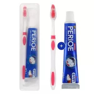 페리오 캐비티 휴대용세트 칫솔+치약50g 여행용
