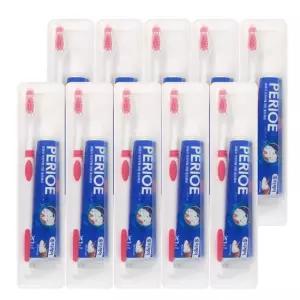 10개 페리오 캐비티 휴대용세트 칫솔+치약50g 여행용