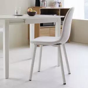 노블 패브릭 의자 인테리어 카페 생활방수 식탁의자 1개