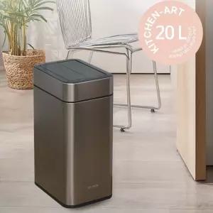 키친아트 KB-2025 스마트 자동 센서 휴지통 20L/사무실/화장실/오토/감응/뚜껑/선물/주방/화장대/가정/업소