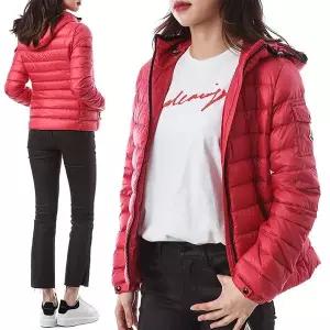 [몽클레르]몽클레어 BLES 로고패치 경량 구스다운 여성 패딩점퍼/1A00061 5396Q 542