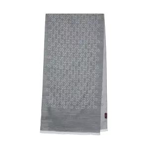 [구찌] 공용 GG 자카드 울 실크 스카프 165904 3G646 1400