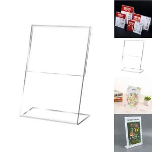 아크릴 쇼케이스 A4/투명/거치대/미용실/카페/메뉴/꽂이/홍보물/테이블/네일/POP/홍보문/병원