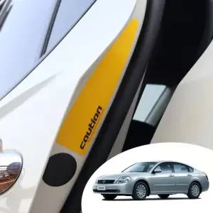 뉴SM5 전용 후방주의 V2 도어 트렁크 안전 반사 포인트 개문사고 예방 안전운전 데칼 스티커