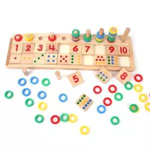 더하기빼기 링쌓기 숫자놀이용 수세기교구 어린이집 완구 수리셈 유아