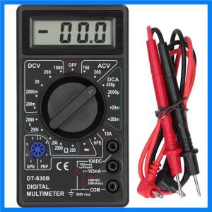 1/2pc 디지털 멀티 미터 테스터 DT830B 전기 전압계 전류계 휴대용 볼트 멀티 미터 자동차 배터리 테스터