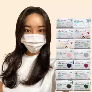 미라클하우스 해오름 국산 KF-AD 비말차단 마스크 개별포장 소형50매 717331
