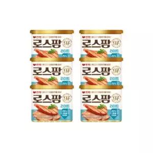 롯데햄 로스팜97 라이트 340g x 6개 아이들반찬