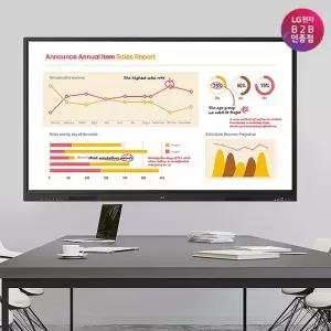 LG전자 B2B공식인증점 LG전자칠판 191cm 75인치 75TR3BQ 스마트 강의 회의 수업 학원 회사 학교 사무실 미러링 신모델