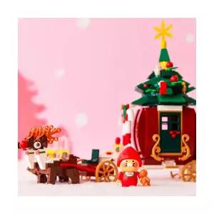 카카오프렌즈 메리춘크리스마스 브릭피규어 라이언춘식이