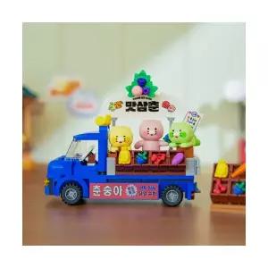 카카오프렌즈 맛삼춘 브릭피규어 트럭 춘식이