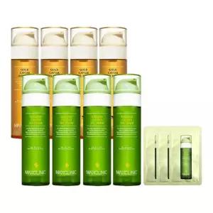 맥스클리닉 오일 폼 클렌징 110g 골든 선인장 4개+캐비어 4개+샘플 3개