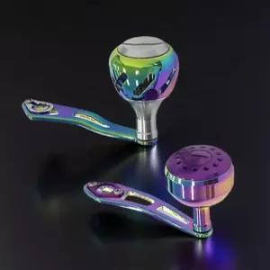 더블 파워 핸들 낚시용 릴 손잡이 튜닝 경량 양손용 베이트릴 민물바다 겸용