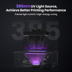 유니포메이션 GK3 프로 레진 3D 프린터 16K LCD COB 광원 스마트 히팅 시스템 & 앱 자동 공급