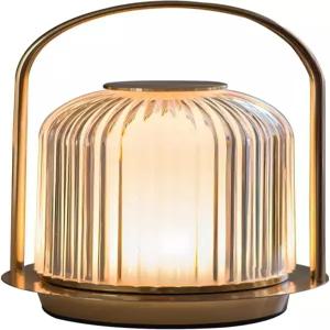 야외 실내용 휴대용 금속 테이블 램프 무선 침대 옆 파티오/베드룸/레스토랑/바/캠핑 홈 데코용 3가지 색상