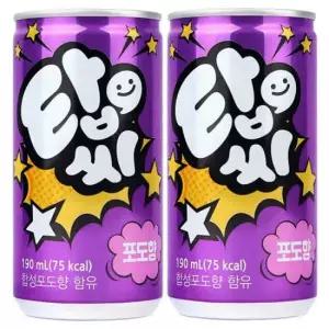 탑씨 포도 190ml 60캔
