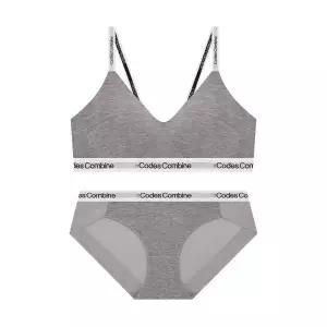 매장정품 CODES COMBINE INNERWEAR 모달 플렉서블 노와이어 브라팬티세트_멜란지 CEWBR812MG_BP812MG 23256