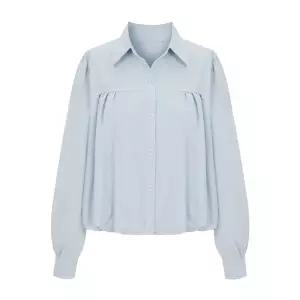 [롯데백화점]티뷰 카라 셔링 벌룬 블라우스_V6A-CBL004