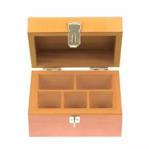 인장함 소 고급나무고무인함 140x110mm 작은 소형