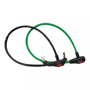 튼튼한 기본 와이어 자전거 열쇠 키 자물쇠 80cm