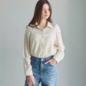 [루시다][루시다] 페미닌 벨티드 블라우스