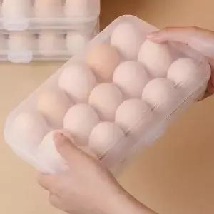 [골드스마일]달걀보관함 냉장고 수납정리 계란트레이 15구 계란정리함