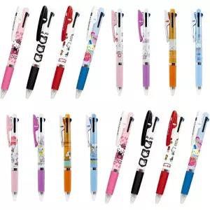 헬로키티 우사하나 미피 스누피 제트스트림 3색 볼펜