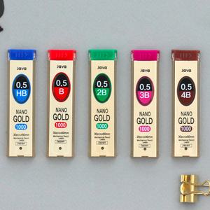 자바펜 나노골드 샤프심 0.5mm HB B 랜덤발송