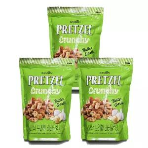 삼진 바삭 프레첼 버터갈릭맛 650g/3개 맥주안주 간식