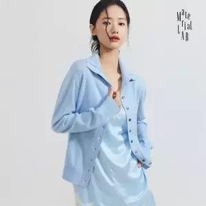 머티리얼랩 26PRELUDE 퍼널넥 울캐시미어 가디건