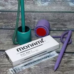 모나미 데스크볼펜 스톱펜..롤링펜-S 리필심 1다스 문구반점 모나미 스톱펜