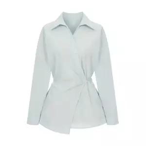 [페이지플린] 버튼스트랩카라블라우스_P6ABL023C