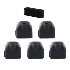 플래시포지 AD5X 3D 프린터 5팩 노즐 실리콘 양말 및 AD5X용 청소 브러시 1개 열 차단 커버 키트 부품