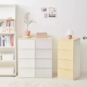 씨밀렉스 쌓아서 조합하는 래폴드 서랍장 400(L)_4단