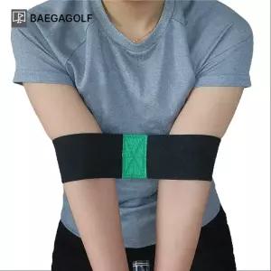 골프 스윙 밴드 암 치킨윙 교정 팔 꿈치꺾임 자세 연습 삼각형 유지 몸통 고정